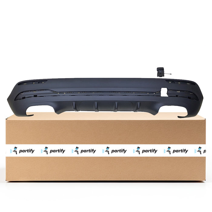 Mercedes GLA250 Rear Lower Bumper Without Sensor Holes - MB1115135