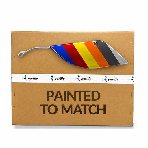 Partify painted-to-match tow hook cover graphic - MB1129103