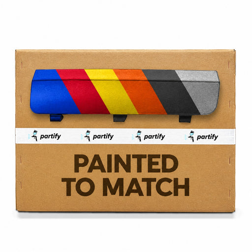 Partify painted-to-match tow hook cover graphic - MB1129105