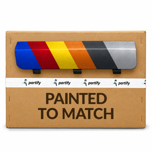 Partify painted-to-match tow hook cover graphic - MB1129106
