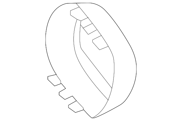 Mercedes-Benz GLB250 Bumper Insert Without AMG Package Exh Cover Bezel - MB1139112