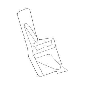 Rear Passenger Side Lower Bumper Support image