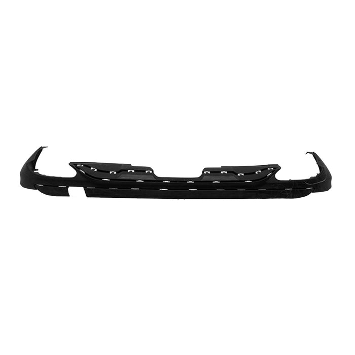 Mercedes-Benz GLE300d/GLE350/GLE550e Rear Bumper Valance/Grille Kit W166 W/O Amg Styling Pkg W/Trailer Hitch Cutout Textured Panel - MB1195124