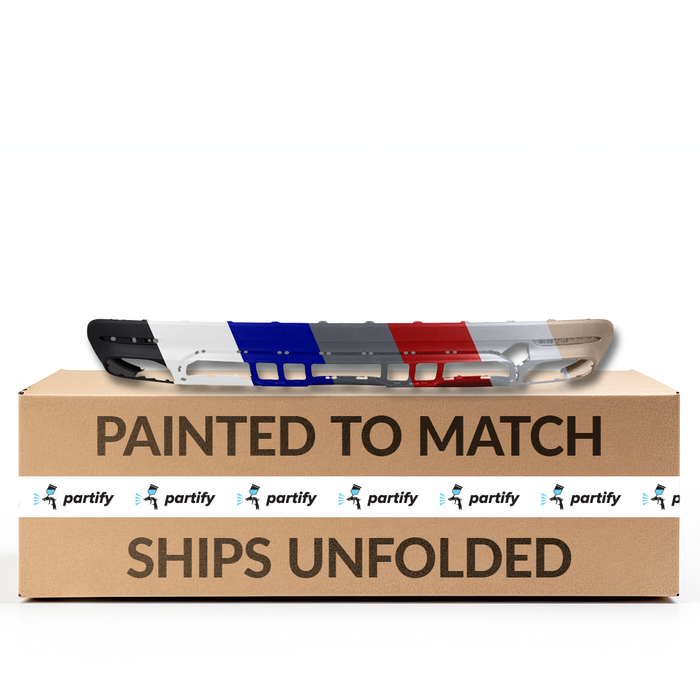 Parachoques trasero inferior sin orificios para sensores del Mercedes GLE350 - MB1195142