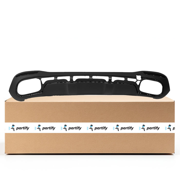 Mercedes GLE350 CAPA Certified Rear Lower Bumper Without Tow Hook Hole - MB1195161C