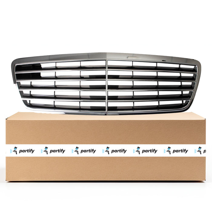 Mercedes-Benz E320/E430 Grille Black Assembly 4 Door Sedan/Wagon - MB1200116