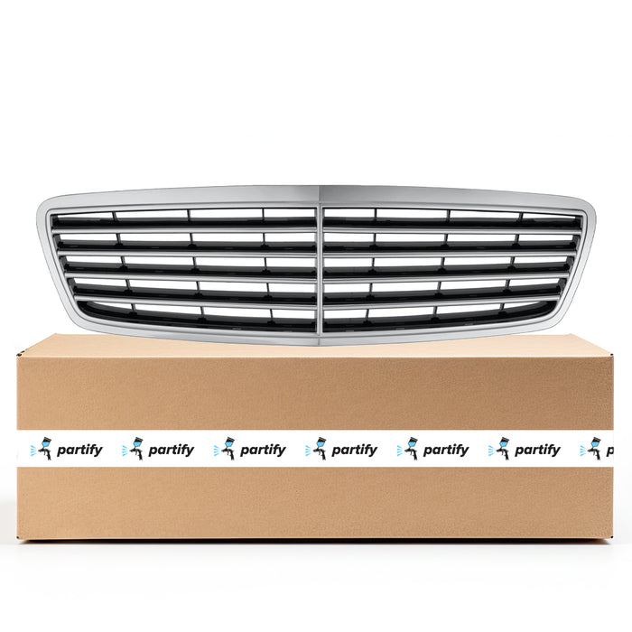 Mercedes-Benz C230/C240/C280/C32 AMG/C320/C350 Grille W203 Black Avantgarde/Elegance Package Assembly Sedan/Wagon - MB1200117