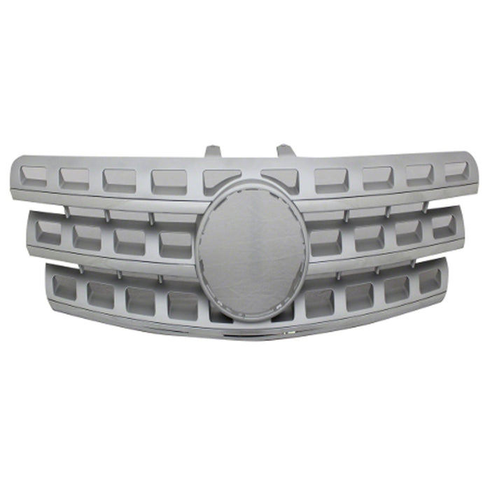Mercedes-Benz ML320/ML350/ML550/ML63 AMG Bluetec 4Matic/Bluetec 4Matic/CDI Grille W164 W/O Proximity Cruise Control Brilliant Silver Assembly - MB1200157