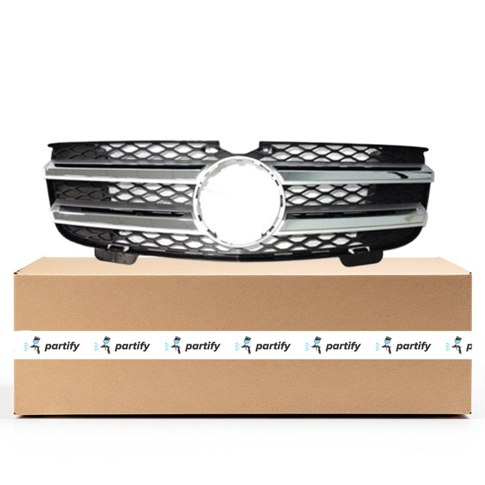 Mercedes-Benz GL320/GL350/GL450/GL550 Bluetec 4Matic/Bluetec 4Matic/CDI CAPA Certified Grille X164 W/O Proximity Cruise Control Assembly - MB1200174C