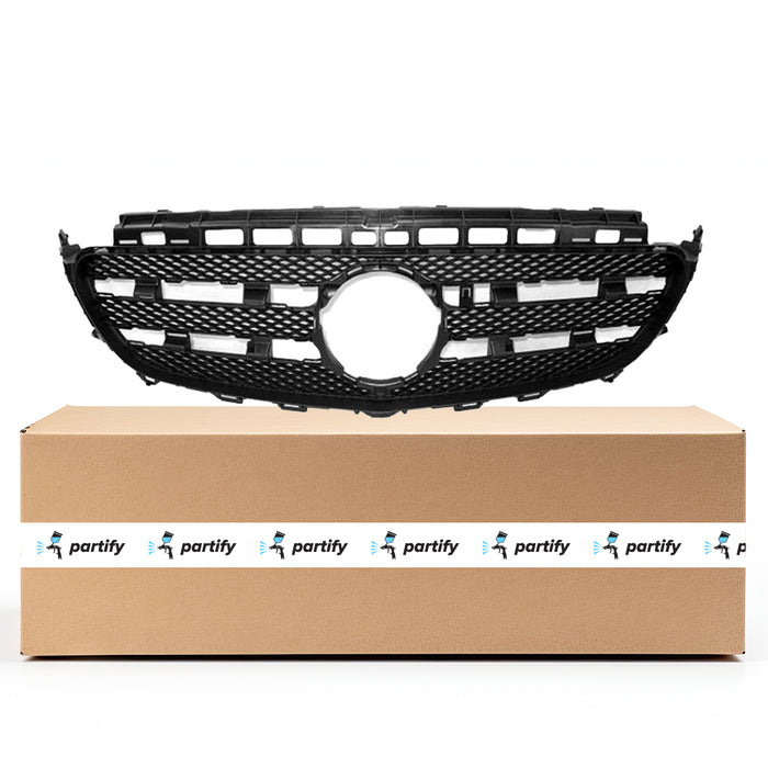 Mercedes-Benz E300/E350/E400/E450 Grille W213 W/O Luxury Pkg W/O Front View Camera Assembly Sedan/Wagon - MB1200193