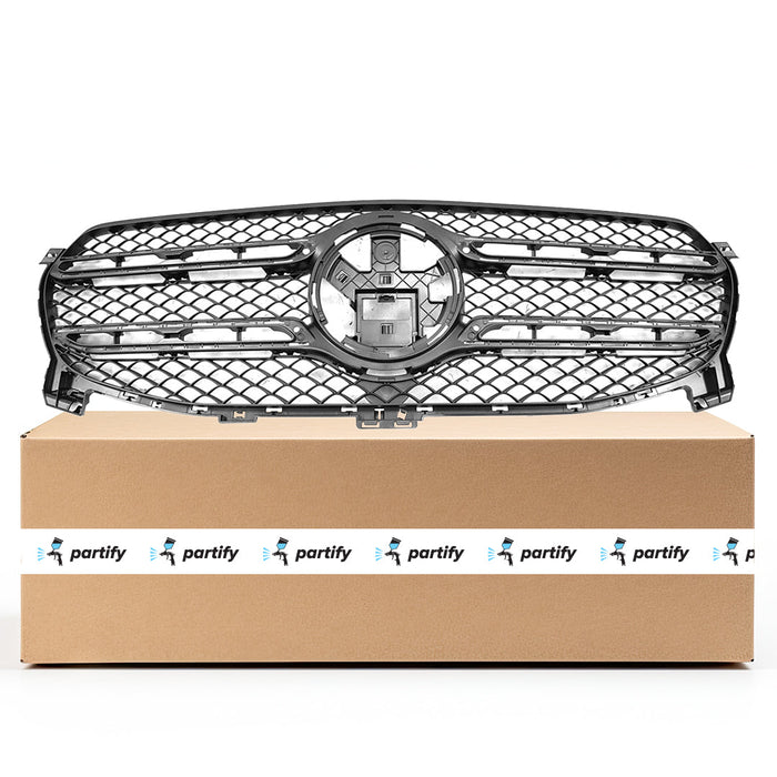 Mercedes-Benz GLE350/GLE450/GLE580 CAPA Certified Grille W167 W/O Amg Styling Pkg W/O F/View Camera W/O Distronic Cruise Control Assembly - MB1200210C