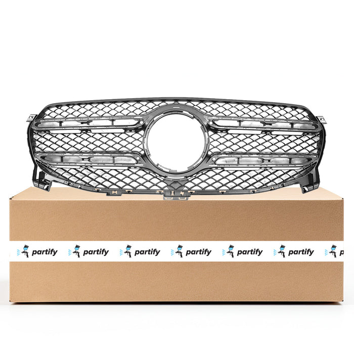 Mercedes-Benz GLE350/GLE450/GLE580 CAPA Certified Grille W167 W/O Amg Styling Pkg W/O F/View Camera W/Distronic Cruise Control Assembly - MB1200211C