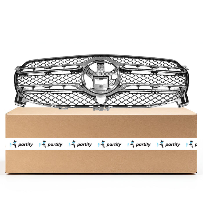 Mercedes-Benz GLE350/GLE450/GLE580 Grille W167 W/O Amg Styling Pkg W/F/View Camera W/O Distronic Cruise Control Assembly - MB1200212