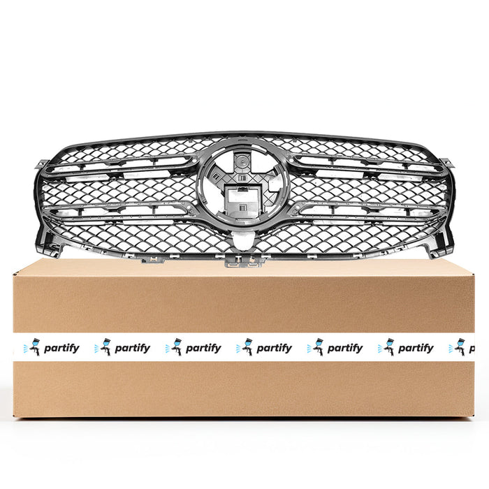 Mercedes-Benz GLE350/GLE450/GLE580 CAPA Certified Grille W167 W/O Amg Styling Pkg W/F/View Camera W/O Distronic Cruise Control Assembly - MB1200212C