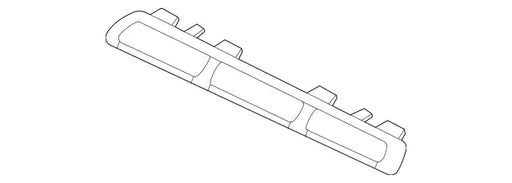 Mercedes-Benz GLE350/GLE450 SUV Grille Molding Without AMG Package - MB1213113