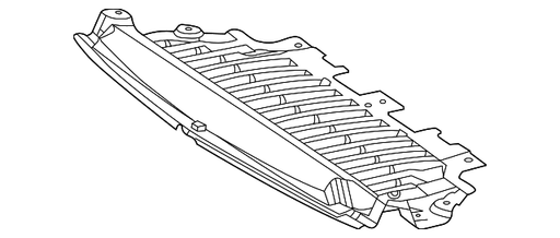 Mercedes-Benz C300 Front Engine Cover Sedan Without AMG Package - MB1228208