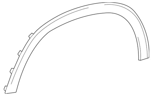Mercedes-Benz GLE350/GLE450/GLE450 SUV/GLE450e Wheel Arch Molding Without AMG Package - MB1290108