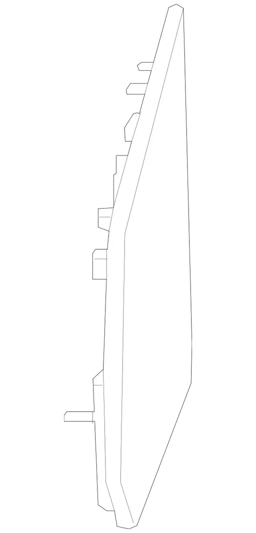 Mercedes-Benz Metris Door Mirror Glass With Blind Spot Detection - MB1324118