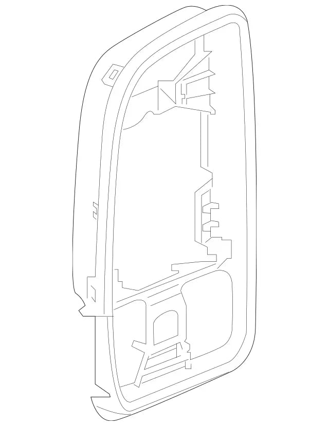 Mercedes-Benz Sprinter 1500/Sprinter 2500/Sprinter 3500/Sprinter 3500XD Backing Frame Door Mirror Glass - MB1324127