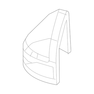 Passenger Side Door Mirror Cover image