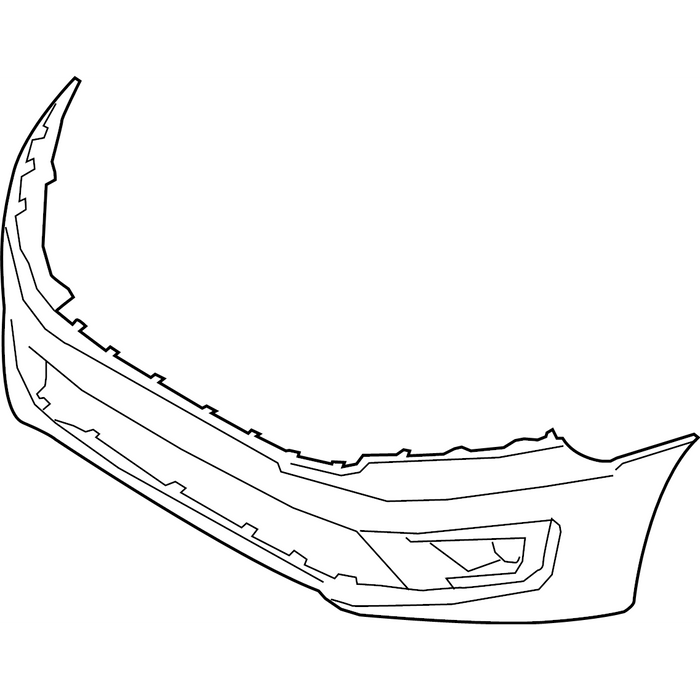 Ford Transit Connect XLT Front Lower Bumper W/O Front Parking Aid - FO1015157