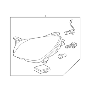 Passenger Side Headlight Assembly image