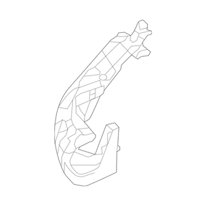 Passenger Side Headlight Bracket image