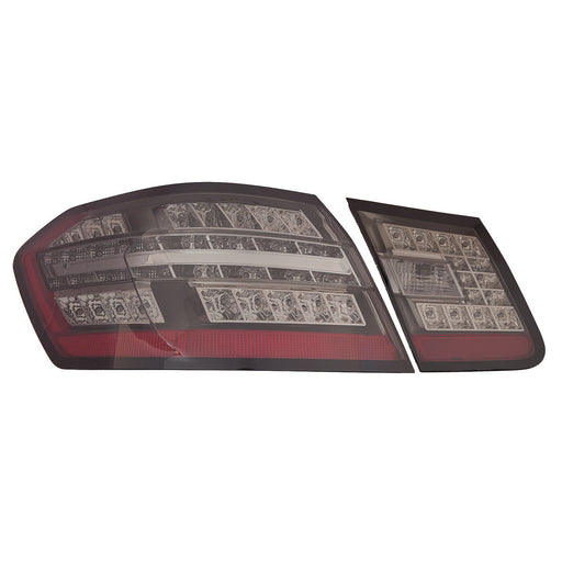 Mercedes-Benz E300/E350/E400/E550/E63 AMG Hybrid Tail Light Set W212 Led 4 Pcs Smoke Lens Sedan - MB2811105