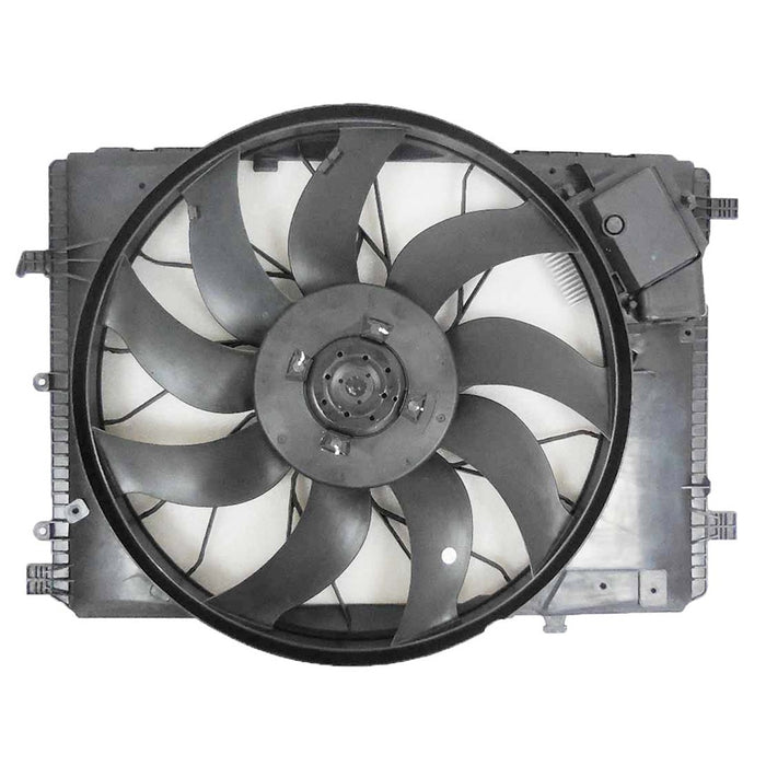 Mercedes-Benz C63 AMG/CLA45 AMG/CLS63 AMG/CLS63 AMG S/E400/E550/E63 AMG/E63 AMG S/GLA45 AMG/SLK55 AMG Engine Cooling Fan Assembly C204 From 5-1-12 Convertible/Coupe/Sedan/Wagon - MB3115128