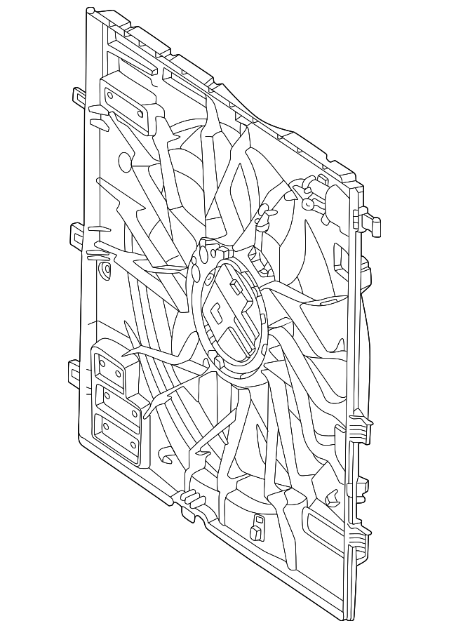 Mercedes-Benz Sprinter 2500/Sprinter 3500/Sprinter 3500XD Diesel Eng Engine Cooling Fan Assembly 4 Cyl 2.0L - MB3115157