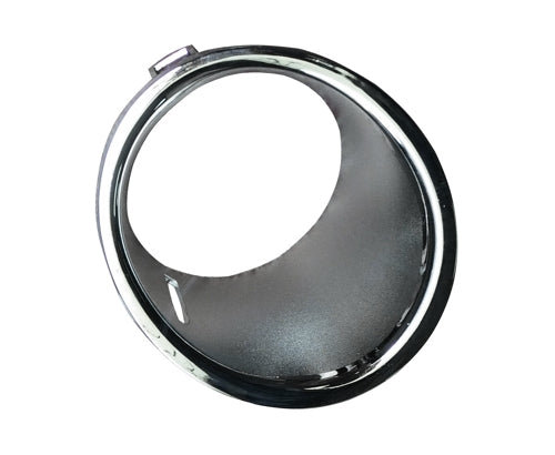 Mini Cooper Base Front Passenger Side Bumper Insert R56 W/O Aero Pkg Fog Lamp Bezel Chrome Convertible/Hatchback - MC1039101