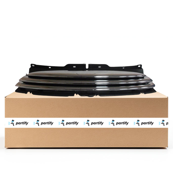 Parrilla base para Mini Cooper R56 sin faros delanteros, sin paquete aerodinámico ni de apariencia, conjunto de molduras cromadas, convertible/hatchback - MC1200102