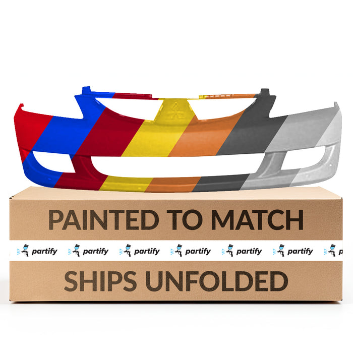 Mitsubishi Lancer Ralliart CAPA Certified Front Bumper White 4 Door Sedan - MI1000301C