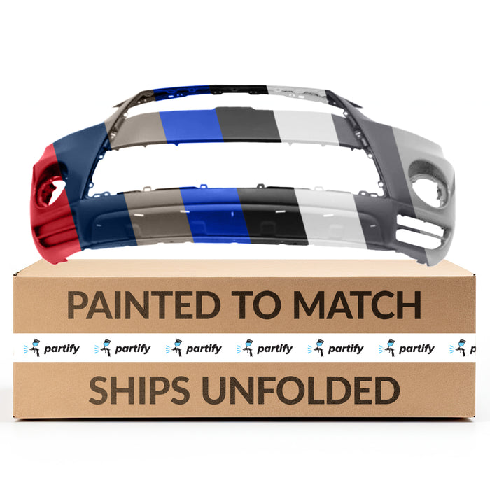 Mitsubishi Outlander Front Bumper With Skid Plate Holes - MI1000328