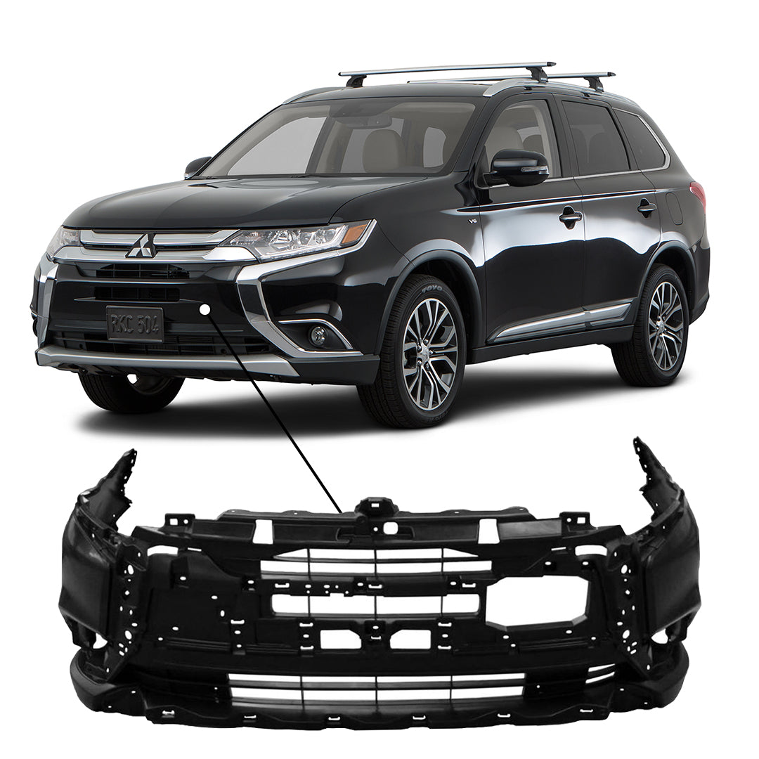 2016-2018 Mitsubishi Outlander Front Bumper - MI1000341 — Partify