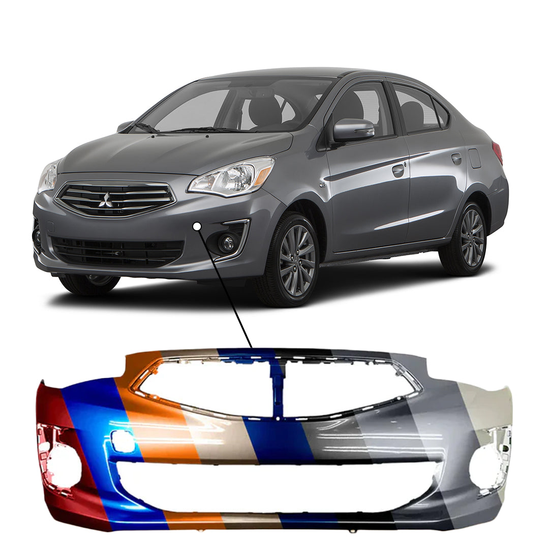 2017-2020 Mitsubishi Mirage G4 Sedan Front Bumper - MI1000344