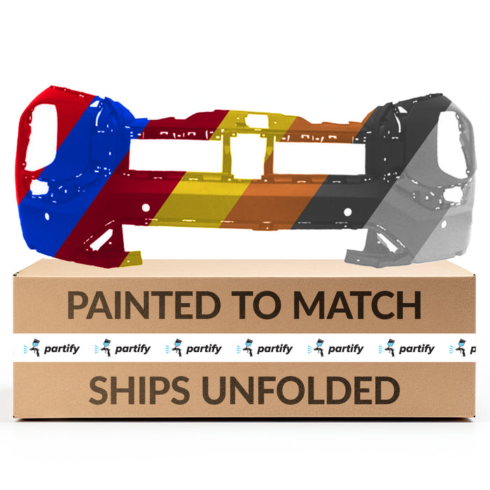 Mitsubishi Outlander CAPA Certified Front Bumper W/O Headlamp Washers W/Parking Sensors FWD - MI1000354C