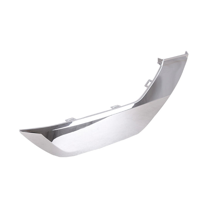 Mitsubishi Outlander ES Front Passenger Side Bumper Insert Fog Lamp Opening Cover For Use W/O Fog Lamps Chrome - MI1039134