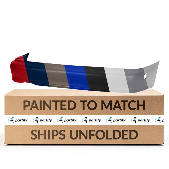 Mitsubishi Mirage CAPA Certified Rear Bumper Gray 4 Door Sedan - MI1100130C