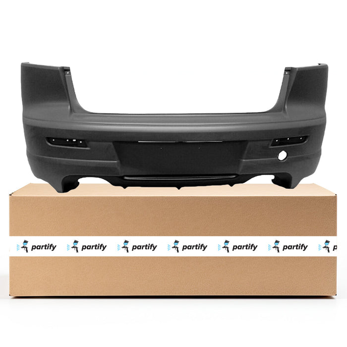 Mitsubishi Lancer Ralliart/Ralliart Sportback CAPA Certified Rear Bumper W/Textured Center Lower Turbocharged - MI1100294C