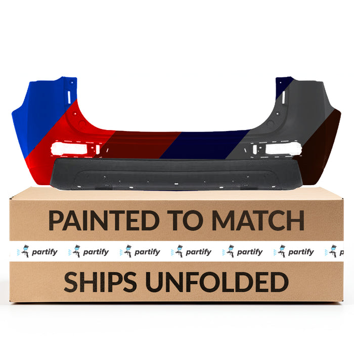 Parachoques trasero con certificación CAPA para Mitsubishi Outlander, sin paquete deportivo y con moldura para el borde de la rueda - MI1100300C