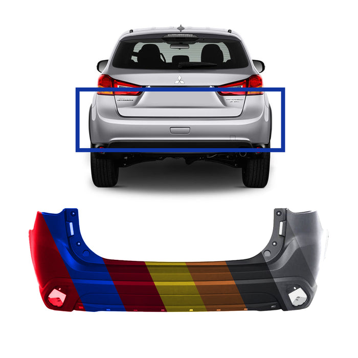 Mitsubishi Outlander CAPA Certified Rear Bumper - MI1100301C