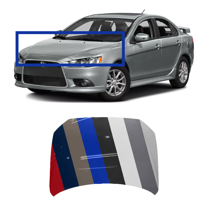 Mitsubishi Lancer CAPA Certified Hood - MI1230223C