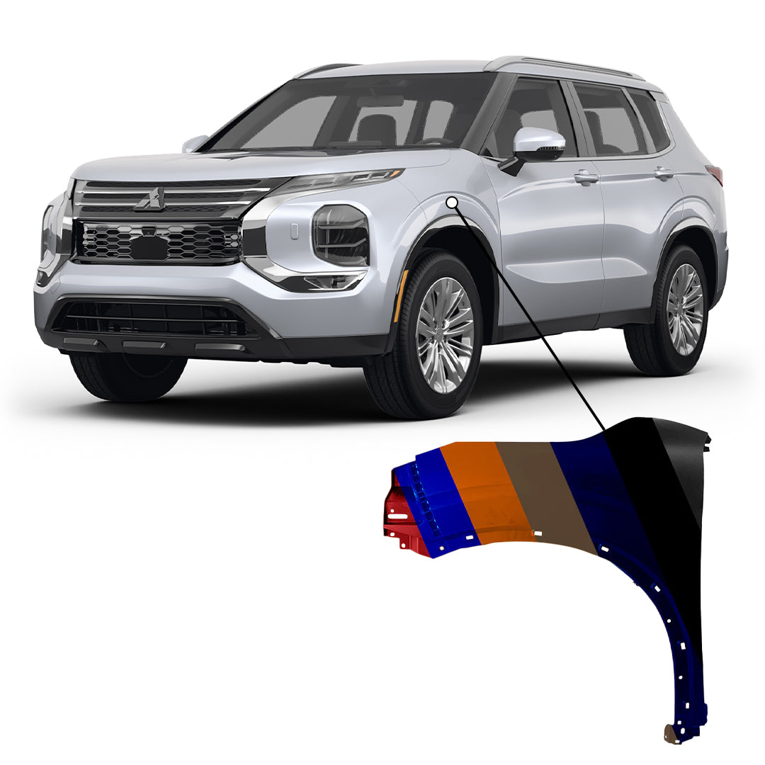 2022-2023 Mitsubishi Outlander Driver Side Fender - MI1240184