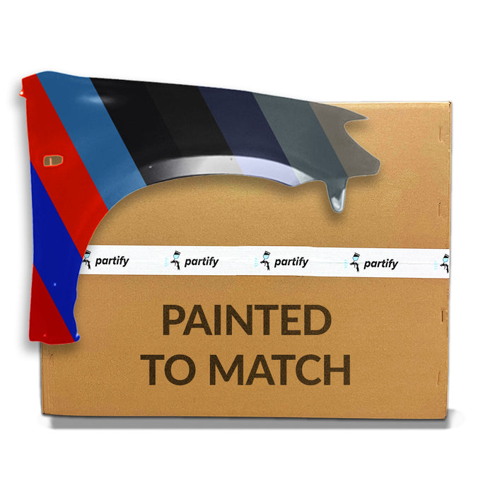 Guardabarros del lado del pasajero con orificios para molduras, certificación CAPA para Mitsubishi Outlander (no LS) - MI1241172C