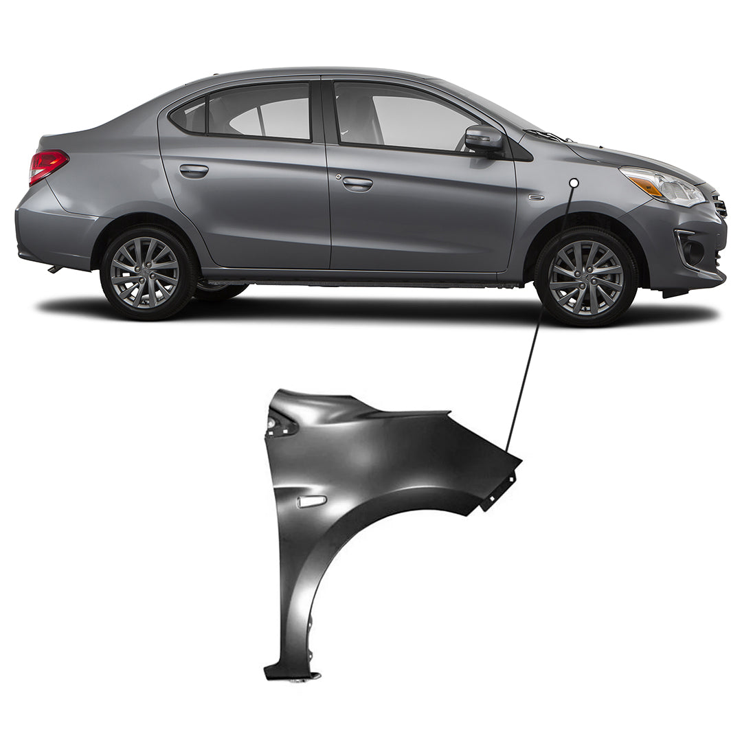 2017-2020 Mitsubishi Mirage G4 Front Passenger Side Fender