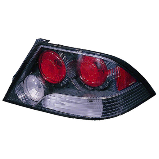Mitsubishi Lancer Tail Light Set Altezza Design W/Clear Outer Lens & Red Inner Lens Carbon Fiber Painted - MI2811126