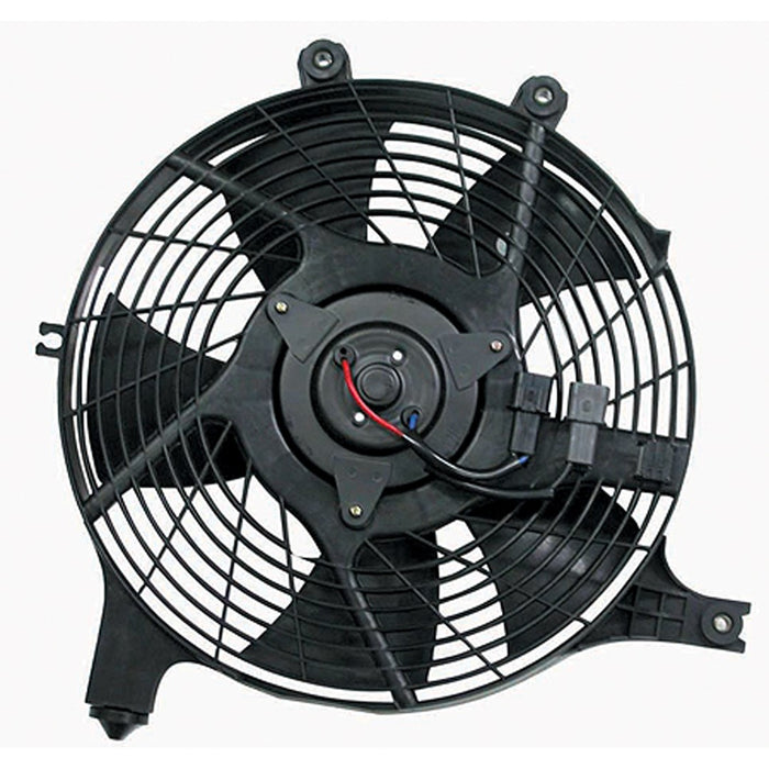 Mitsubishi Lancer Evolution/Evolution MR/Evolution RS/Evolution SE A/C Condenser Fan Assembly Includes Motor/Blade/Shroud - MI3113120