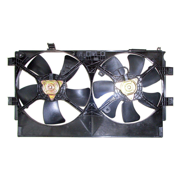 Mitsubishi Lancer ES Sportback/GT Sportback/GTS Sportback/Ralliart Sportback/SE Limited Edition Sportback/SE Sportback CAPA Certified Engine Cooling Fan Assembly Motor/Blade/Shroud Dual Fan Assembly - MI3115139C