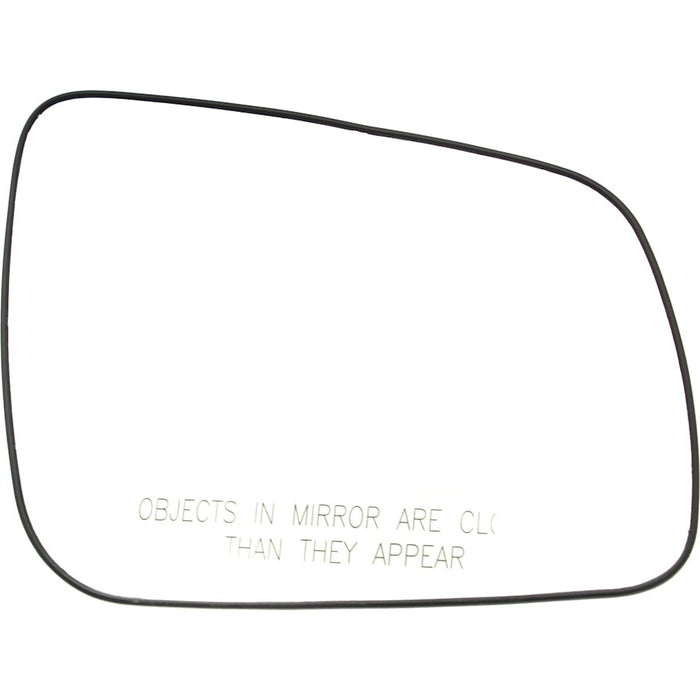 Mitsubishi Lancer ES Sportback/Evolution/Evolution GSR/Evolution MR/Evolution MR Touring/Evolution RS/Evolution SE/GT Sportback/GTS Sportback/Ralliart Sportback/SE Sportback Passenger Side Door Mirror Glass Non-Heated - MI1325102